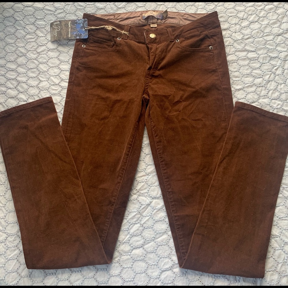 Paige brown corduroy jeans